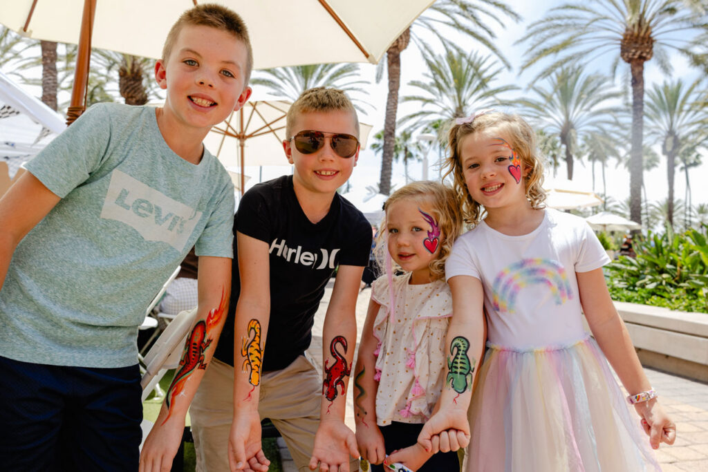 Group of kids at The Market Place